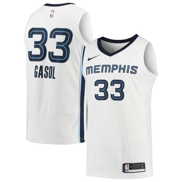 maglia marc gasol 33 2020 memphis grizzlies bianca